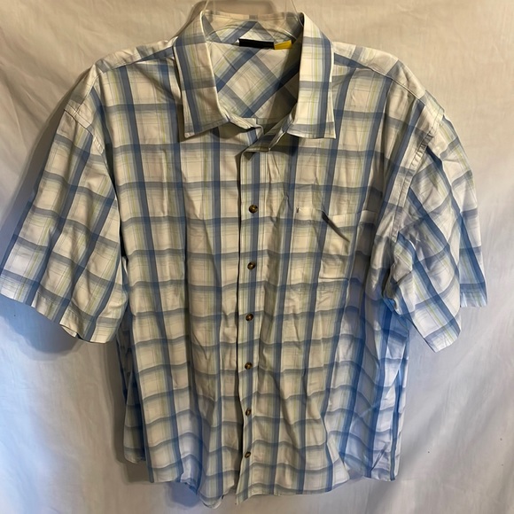Cabela’s Men’s Blue Striped Button Up Casual Shirt Size XL - Picture 1 of 12